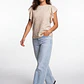 Polera Broderie Mujer Beige - Miniatura 3