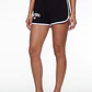 Short Franela Mujer Negro - Miniatura 1