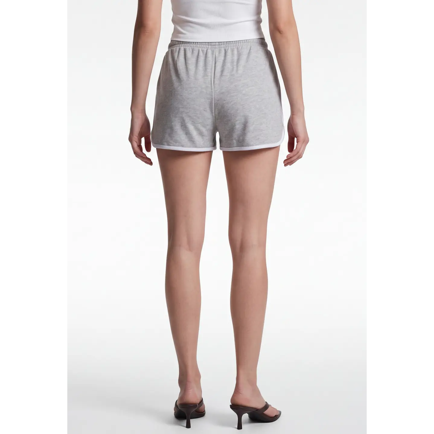 Short Franela Mujer Gris 2