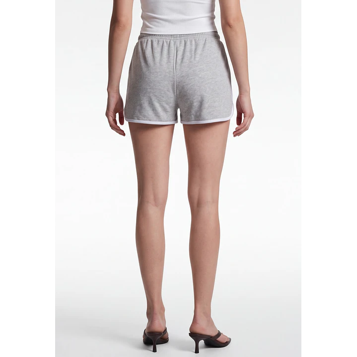 Short Franela Mujer Gris 2