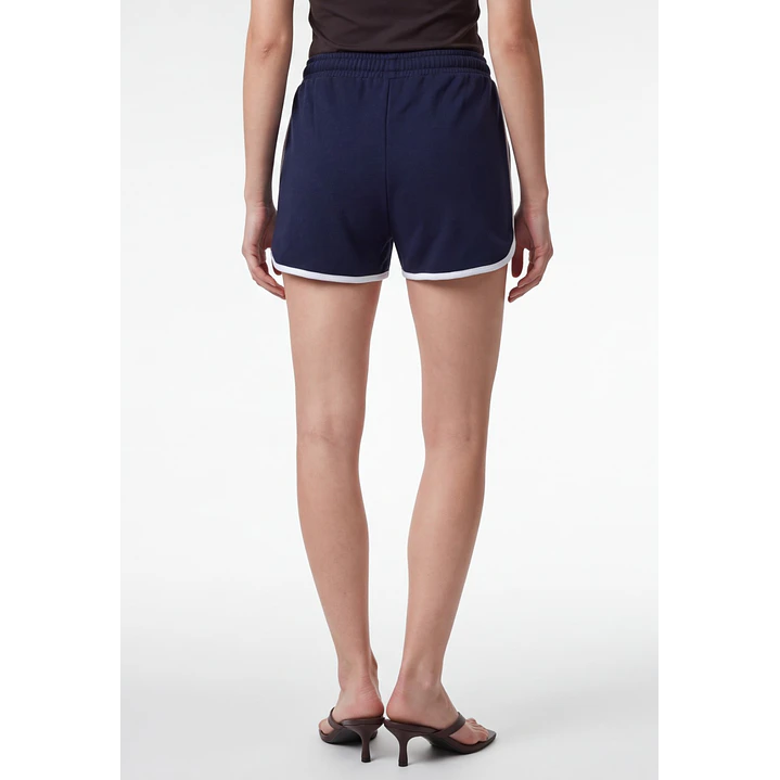 Short Franela Mujer Azul 2
