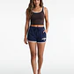 Short Franela Mujer Azul - Miniatura 3
