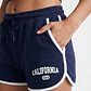 Short Franela Mujer Azul - Miniatura 4