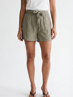 Short Viscosa Lazo Mujer Verde