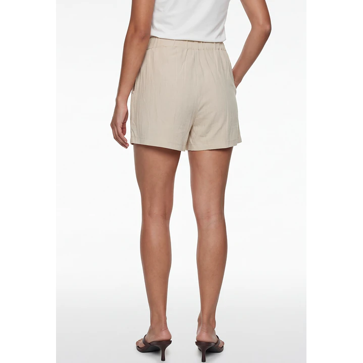 Short Viscosa Lazo Mujer Crudo 2