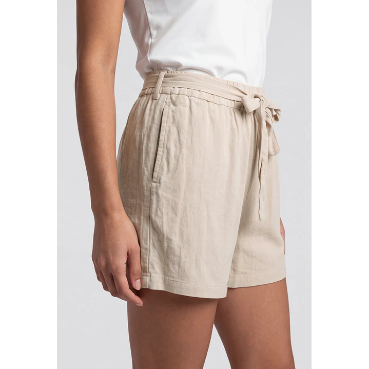 Short Viscosa Lazo Mujer Crudo 4