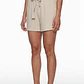 Short Viscosa Lazo Mujer Crudo - Miniatura 1
