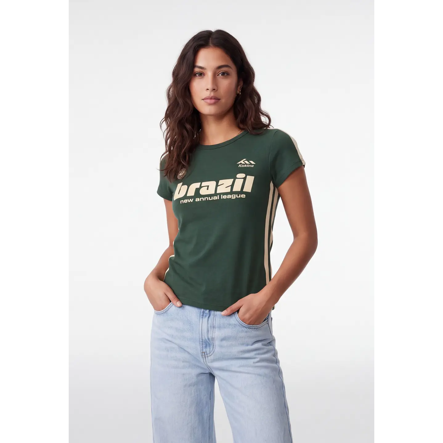 Polera Brazil Mujer Verde 1