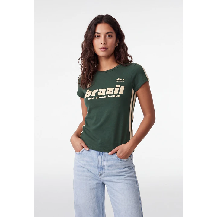 Polera Brazil Mujer Verde 1