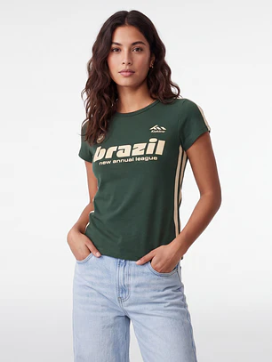 Polera Brazil Mujer Verde