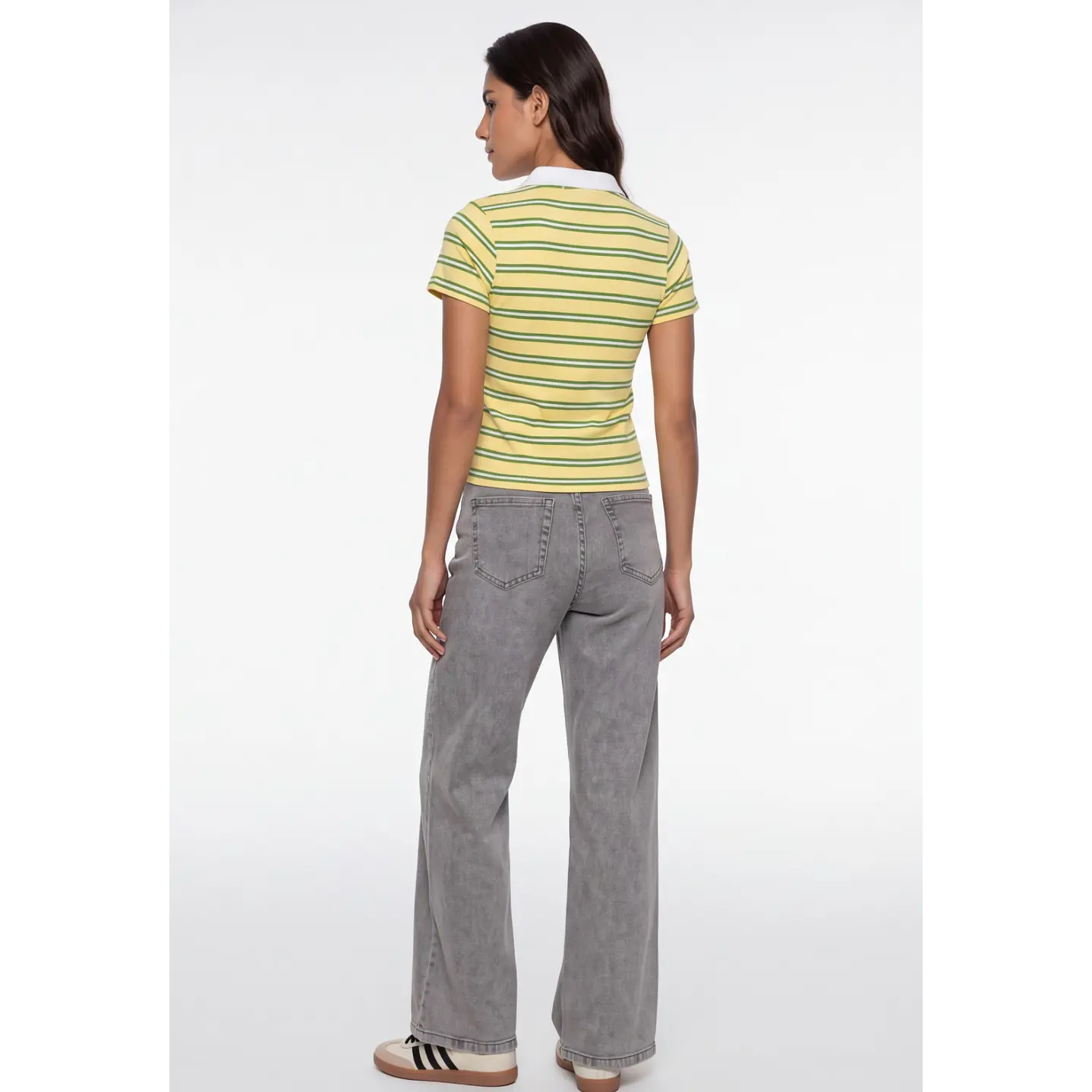 Polera Polo Mujer Amarillo 2