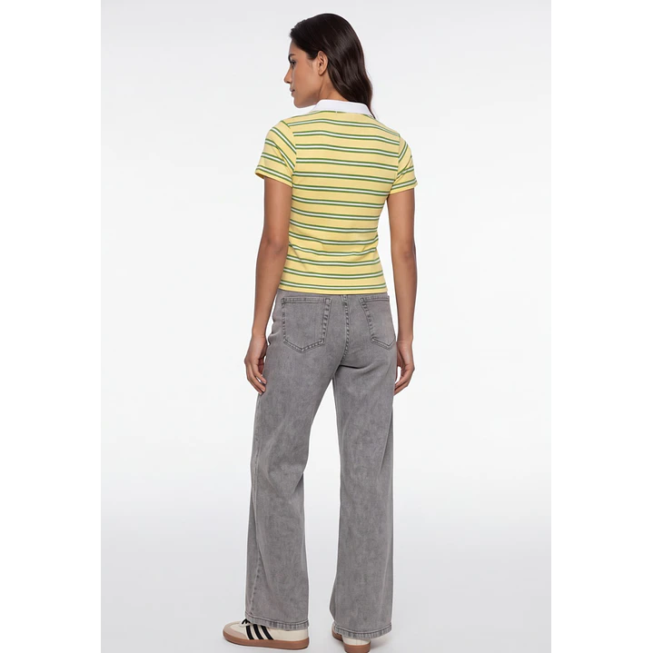 Polera Polo Mujer Amarillo 2