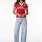 Polera Polo Mujer Rojo - Miniatura 3