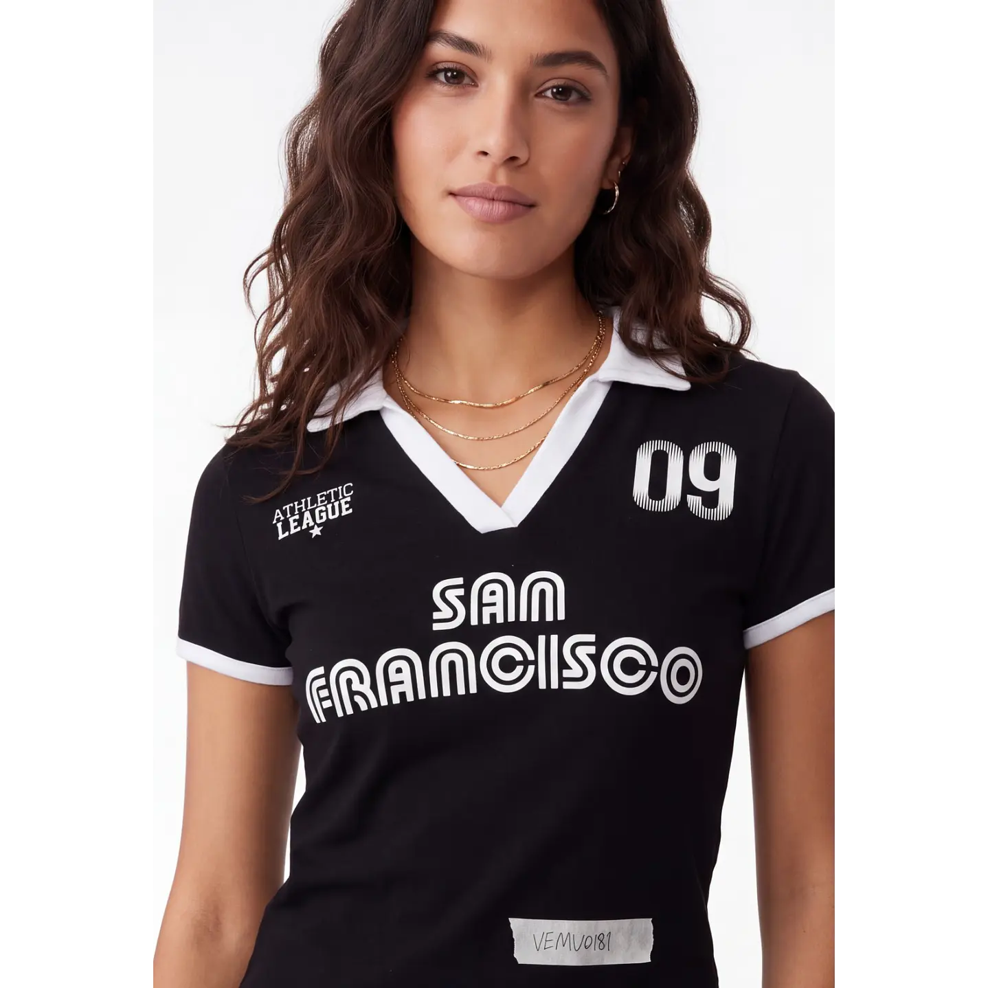 Polera Polo Mujer Negro 4