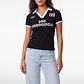 Polera Polo Mujer Negro - Miniatura 1