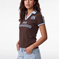 Polera Polo Mujer Café - Miniatura 1