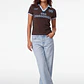 Polera Polo Mujer Café - Miniatura 3