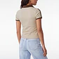 Polera Polo Mujer Beige - Miniatura 2