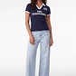 Polera Polo Mujer Azul - Miniatura 3