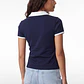 Polera Polo Mujer Azul - Miniatura 2