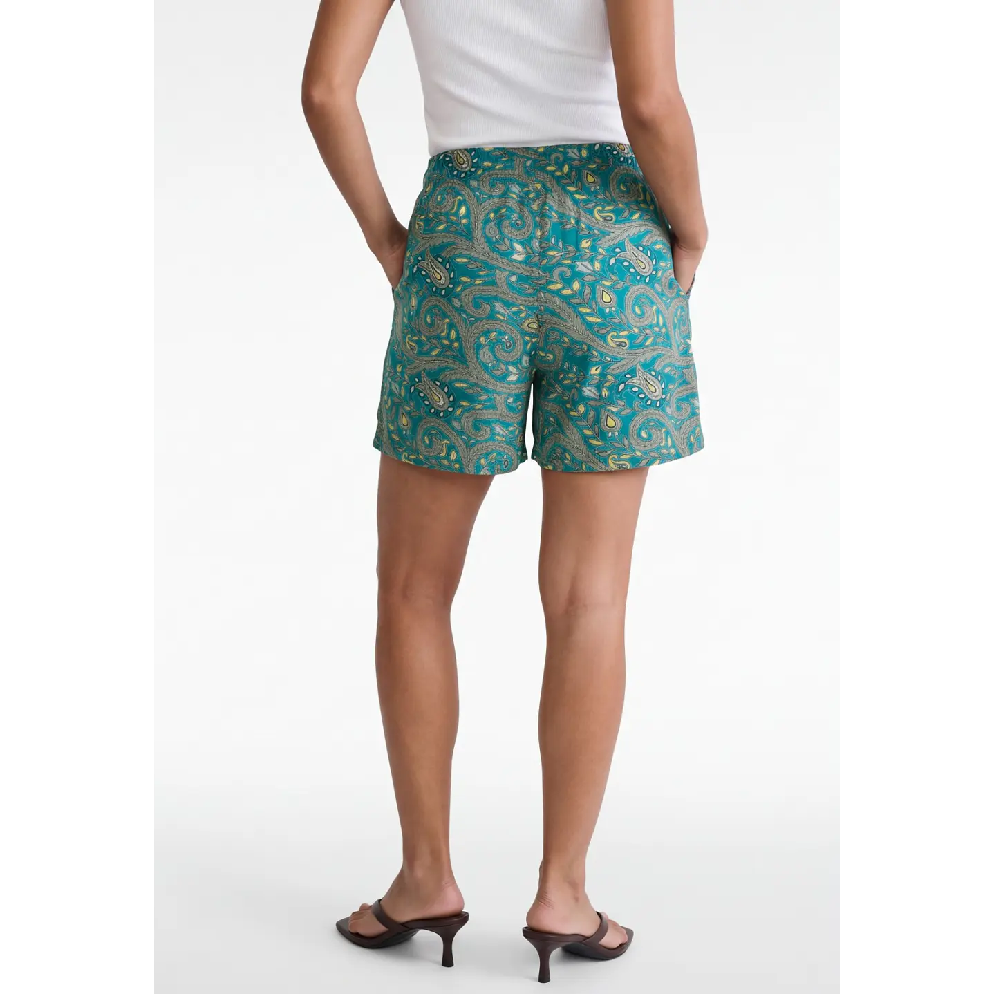Short Indian Mujer Turquesa 2