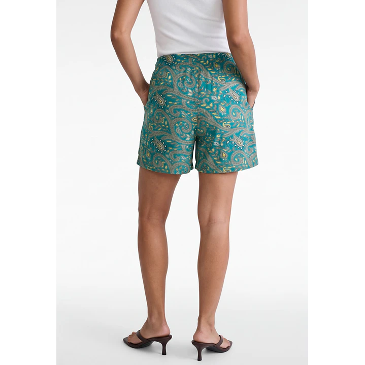 Short Indian Mujer Turquesa 2