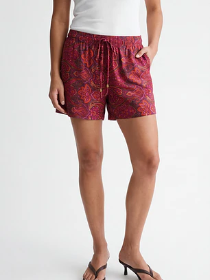 Short Indian Mujer Fucsia
