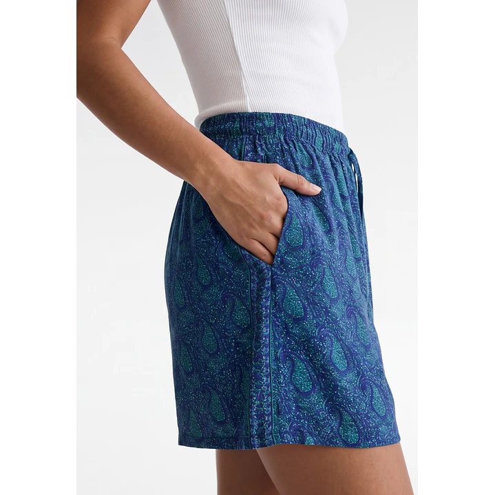 Short Indian Mujer Azul 4