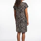 Vestido Hojas Mujer Negro - Miniatura 2