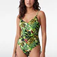 Traje De Baño Entero Mujer Verde - Miniatura 1