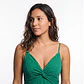 Vestido Largo Espalda Abierta Mujer Verde - Miniatura 4
