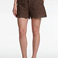 Short Broderie Mujer Café - Miniatura 1