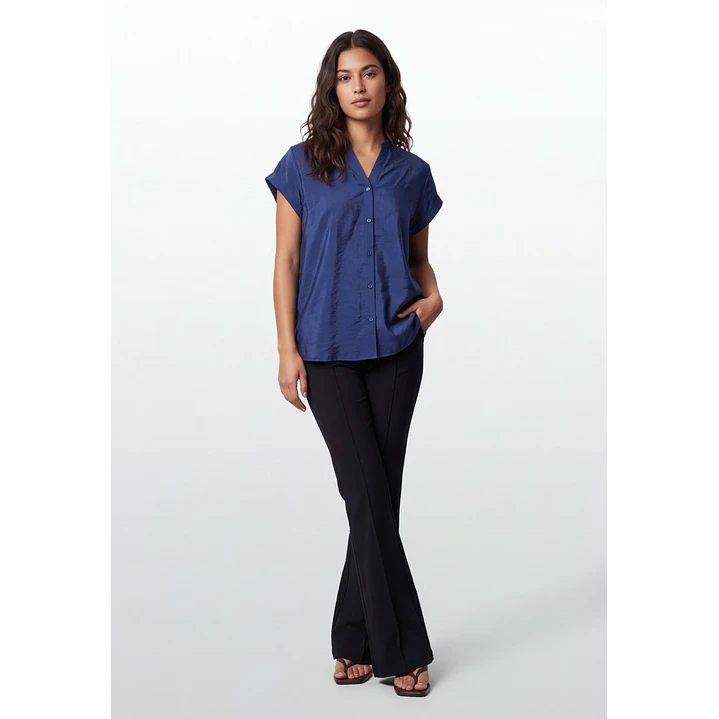 Blusa Poli Mujer Azul 3