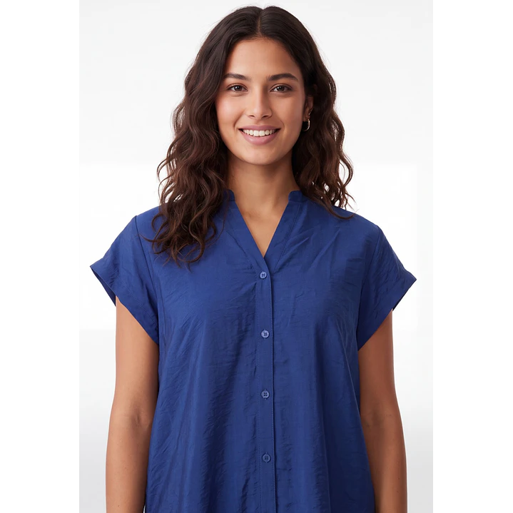 Blusa Poli Mujer Azul 4