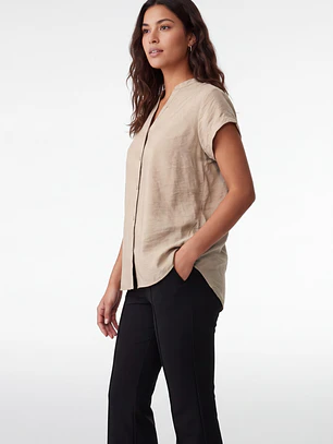 Blusa Poli Mujer Beige