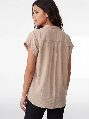 Blusa Poli Mujer Beige