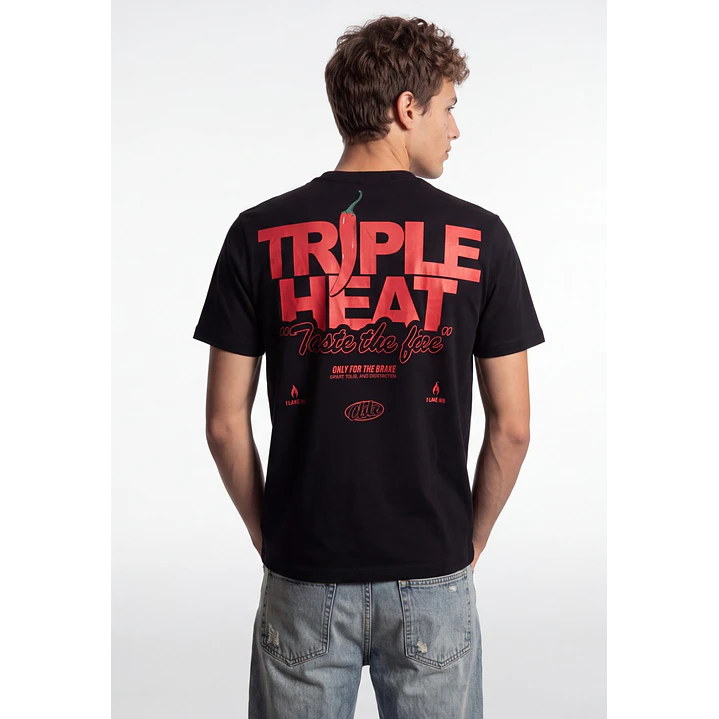 Polera Aji Hombre Negro 1