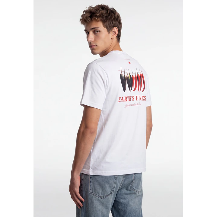 Polera Aji Hombre Blanco 1
