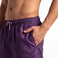 Traje De Baño Palmeras Hombre Lila - Miniatura 4