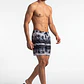 Traje De Baño Palmeras Hombre Gris - Miniatura 3