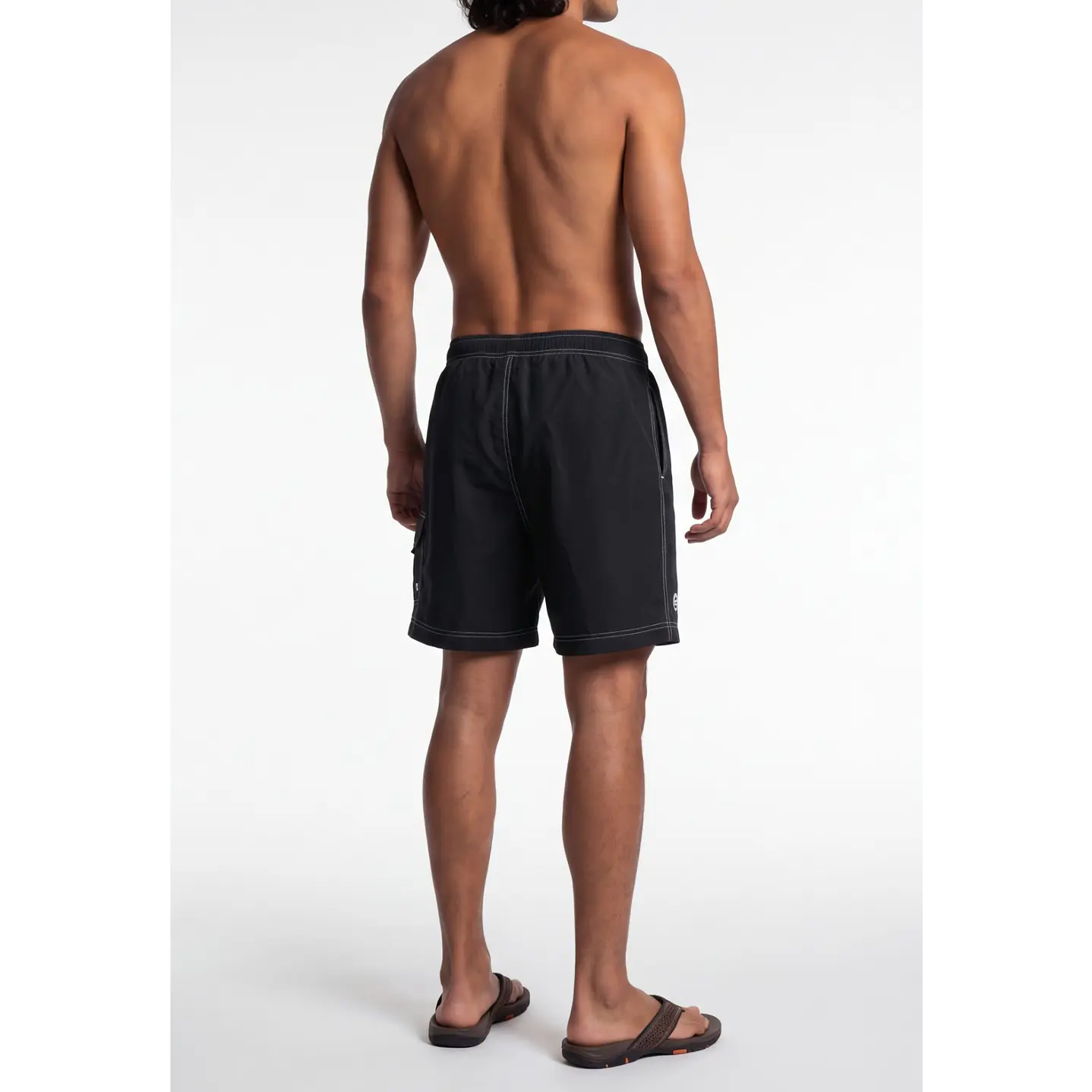 Traje De Baño Cargo Hombre Negro 2