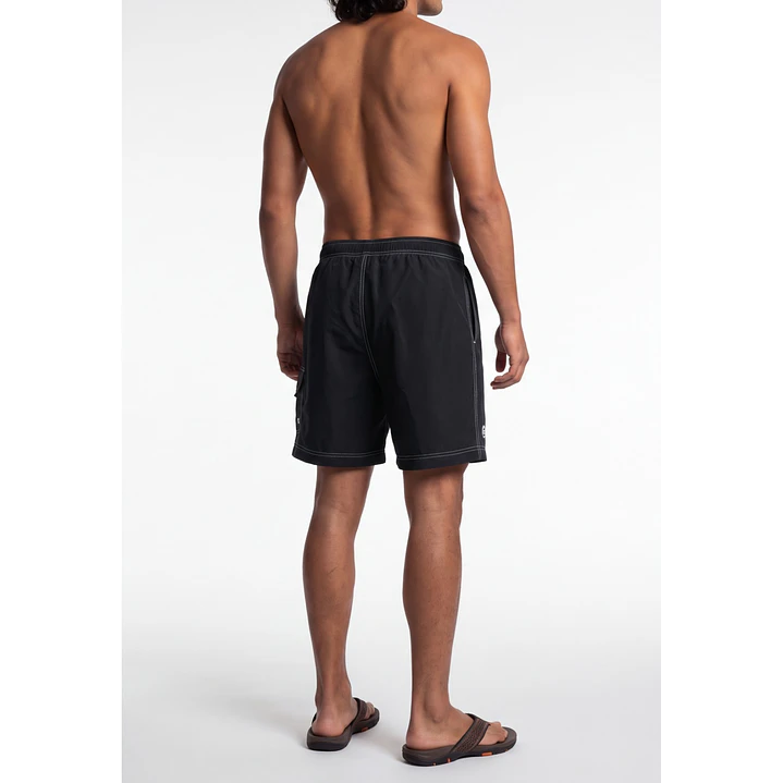 Traje De Baño Cargo Hombre Negro 2