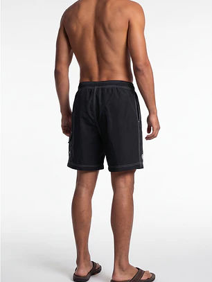 Traje De Baño Cargo Hombre Negro