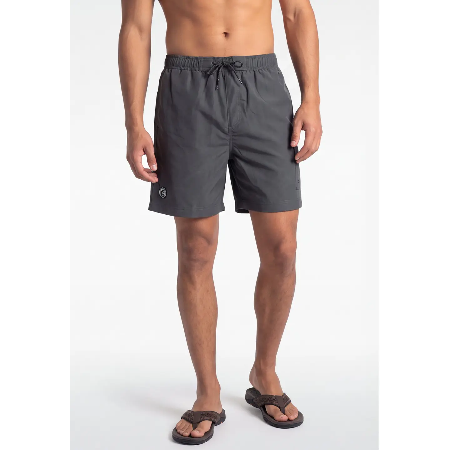 Traje De Baño Cargo Cargo Hombre Gris 1