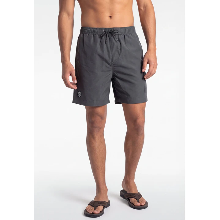 Traje De Baño Cargo Cargo Hombre Gris 1