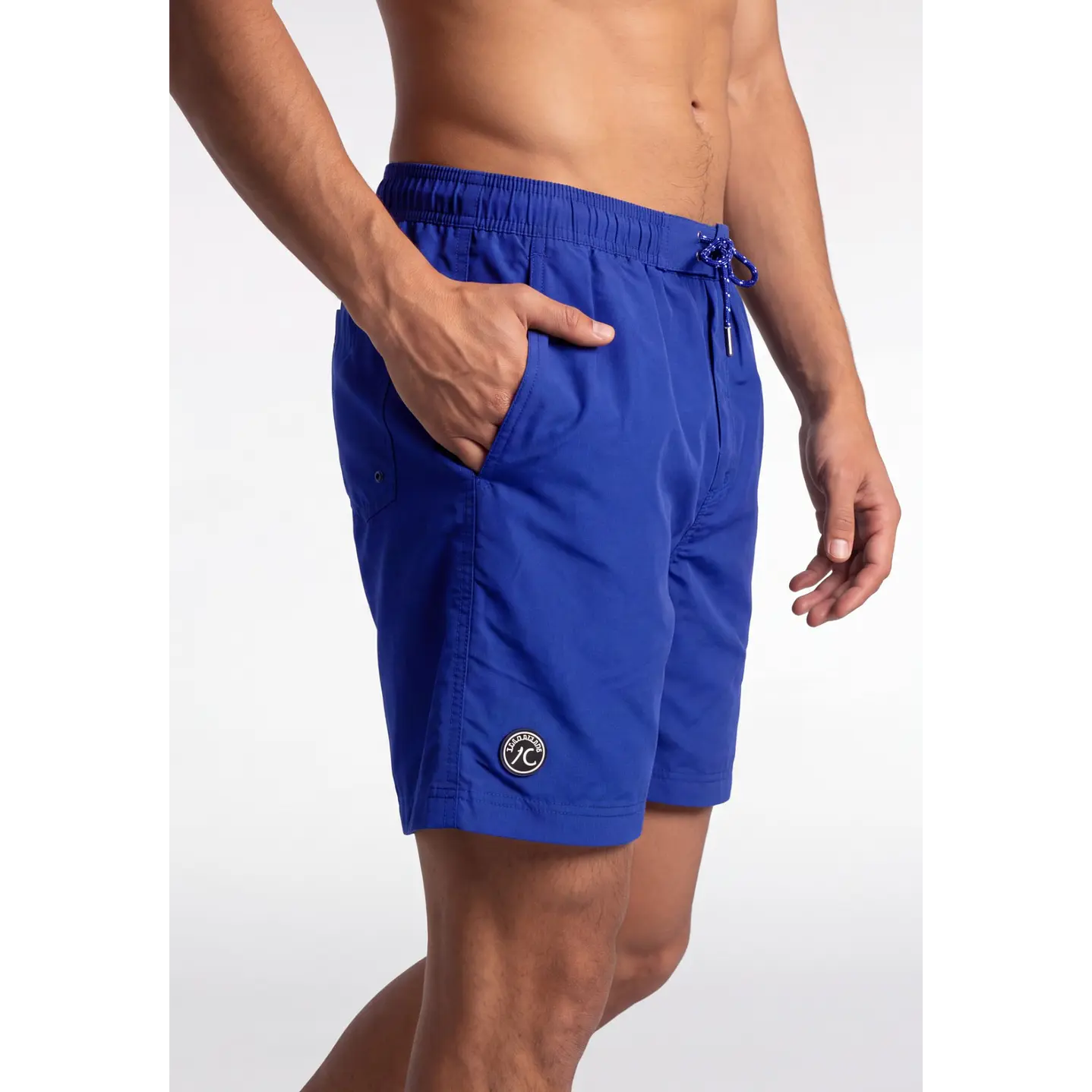 Traje De Baño Cargo Hombre Azul 4
