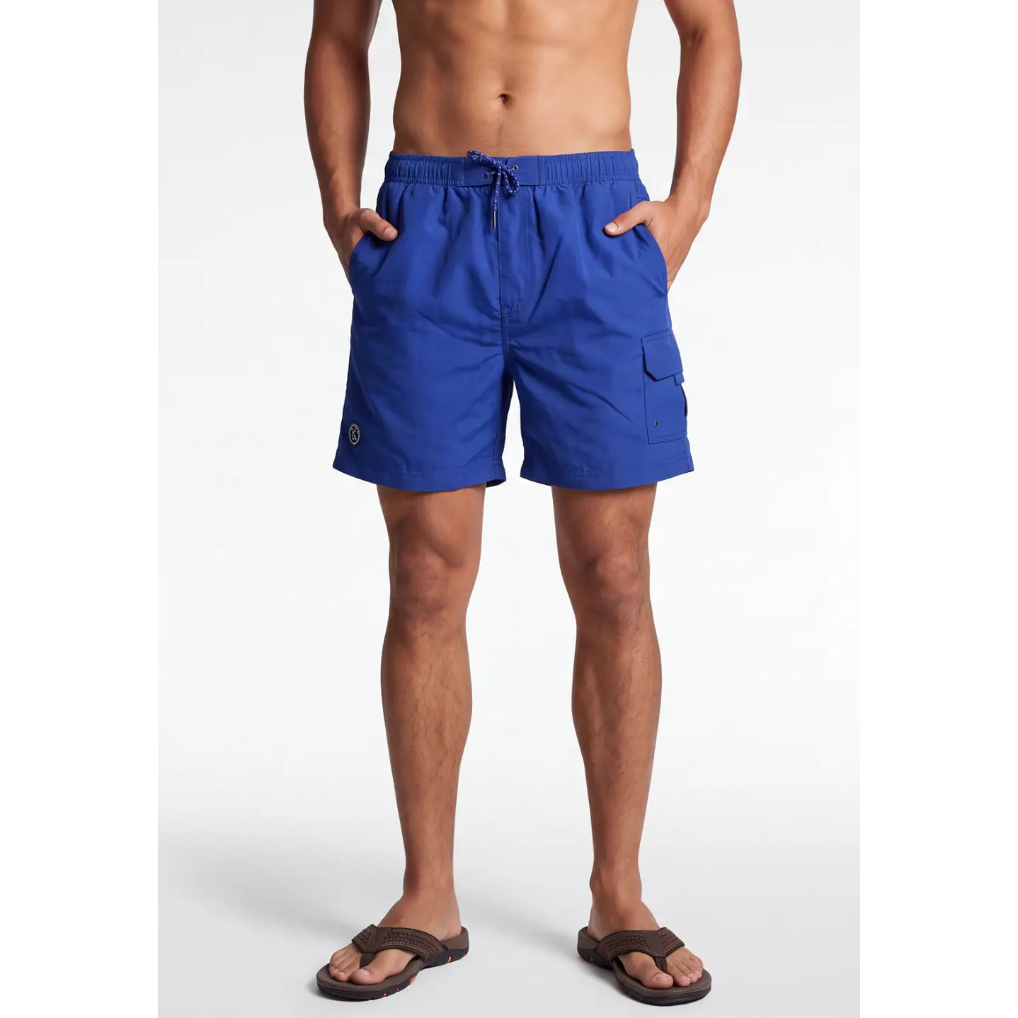 Traje De Baño Cargo Hombre Azul 1