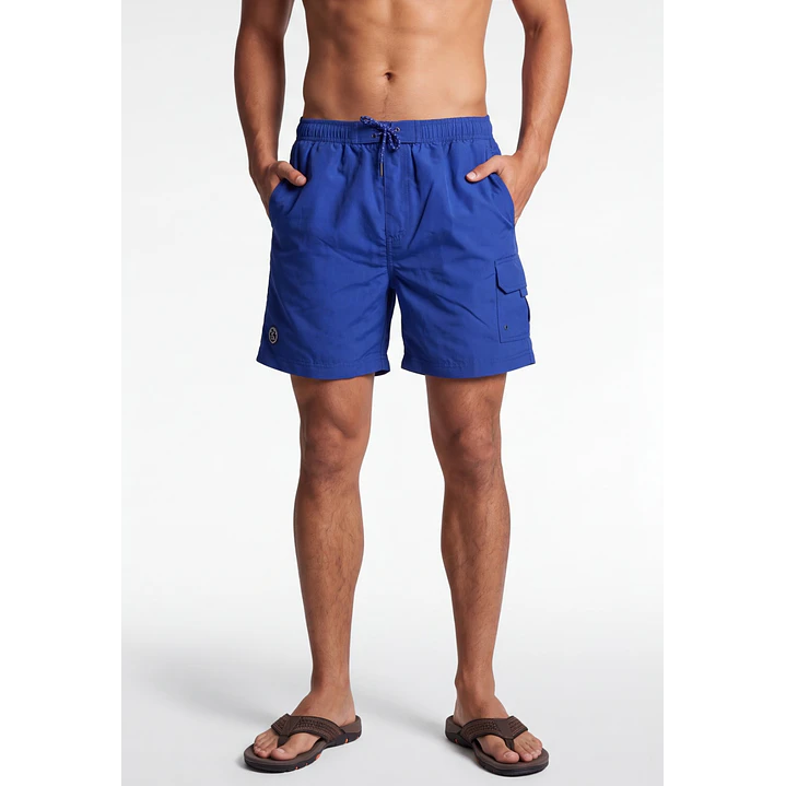 Traje De Baño Cargo Hombre Azul 1
