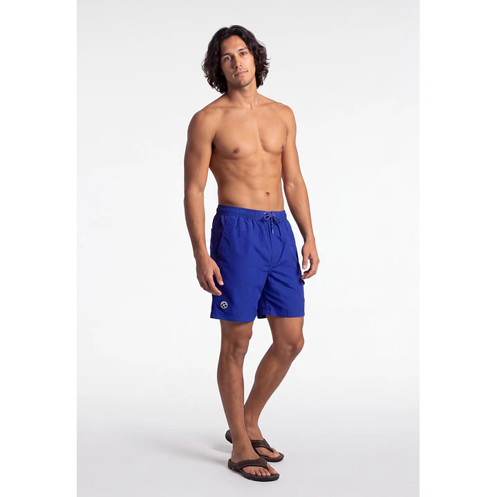 Traje De Baño Cargo Hombre Azul 3
