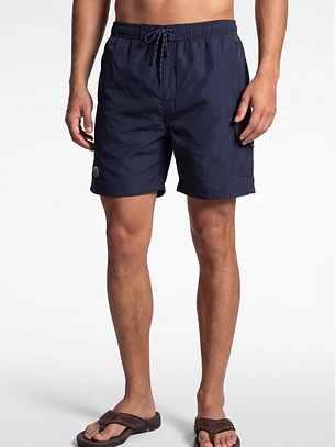 Traje De Baño Cargo Cargo Hombre Azul